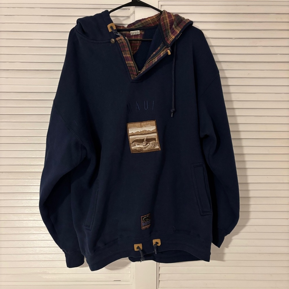 XL 90s Habitat wilderness vintage sweatshirt.